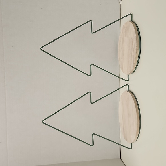 Target Holiday Target Bullseye Wood And Metal Christmas Tree Tray